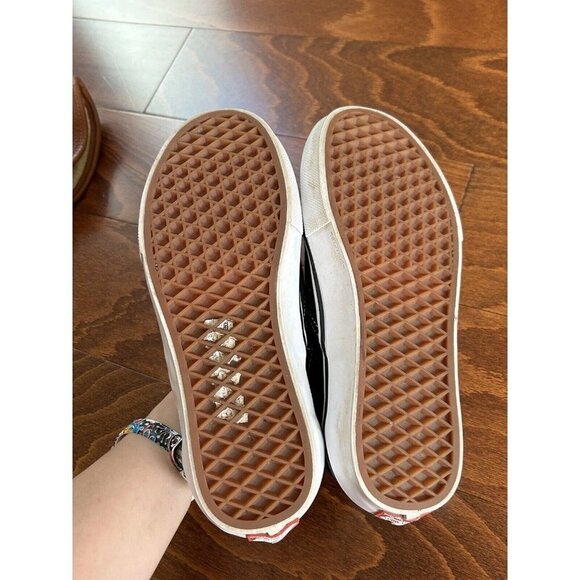 Vans Low-Top Trainers Asher Black Black Mens 7 Slip On Sneakers - Picture 6 of 7